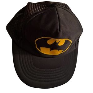 BATMAN cap one size black & yellow Universal Studio